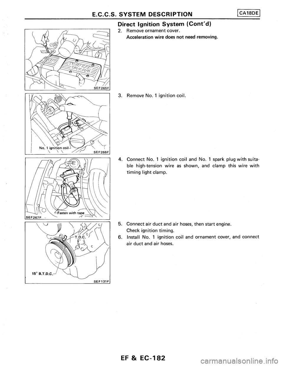 NISSAN PULSAR 1986  Service Manual 