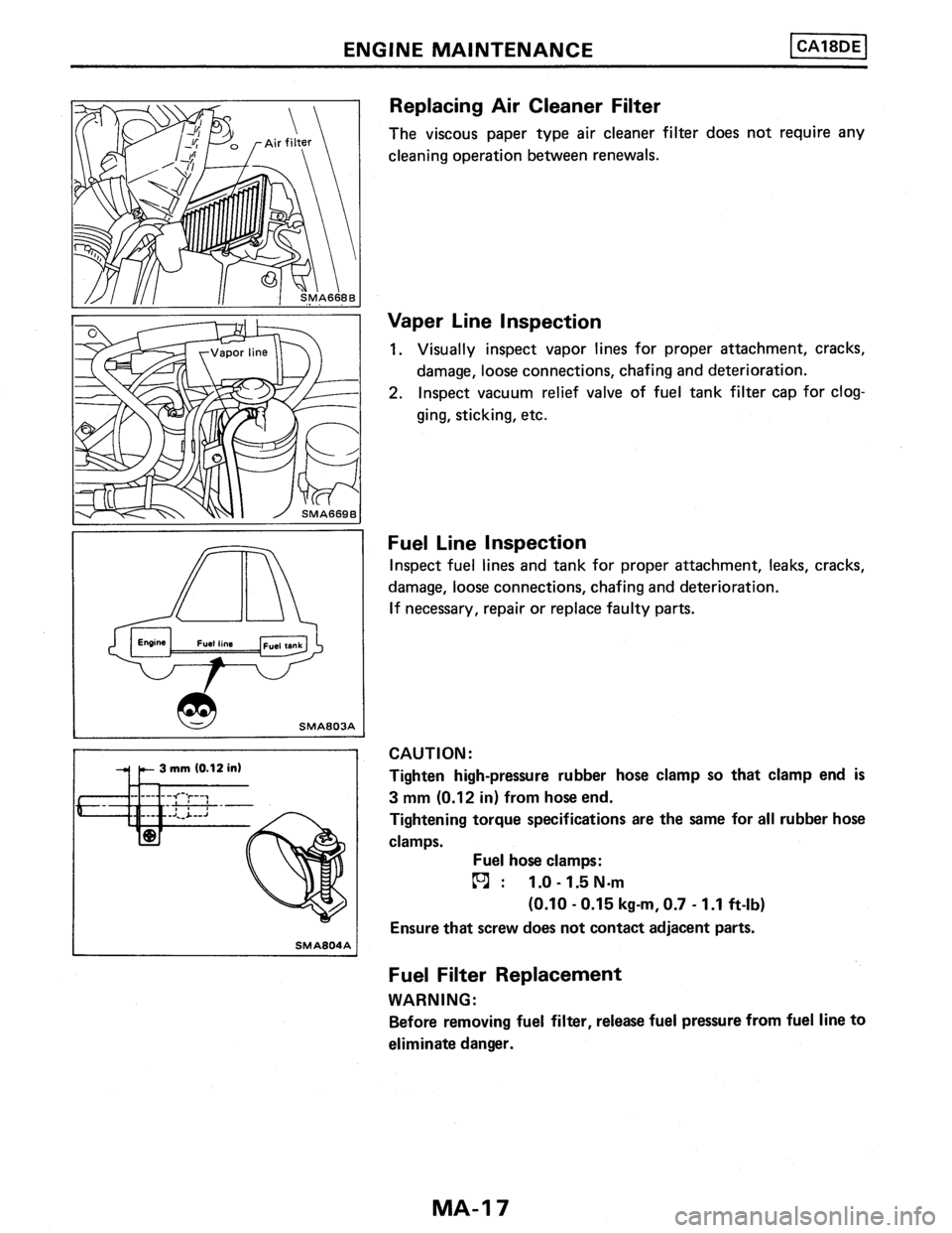 NISSAN PULSAR 1986  Service Manual 