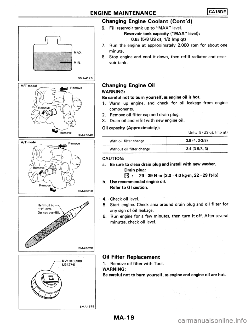 NISSAN PULSAR 1986  Service Manual 