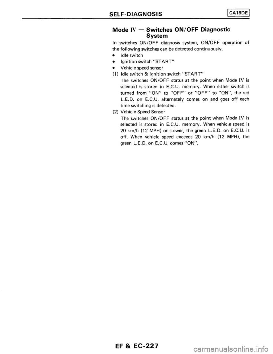 NISSAN PULSAR 1986  Service Manual 