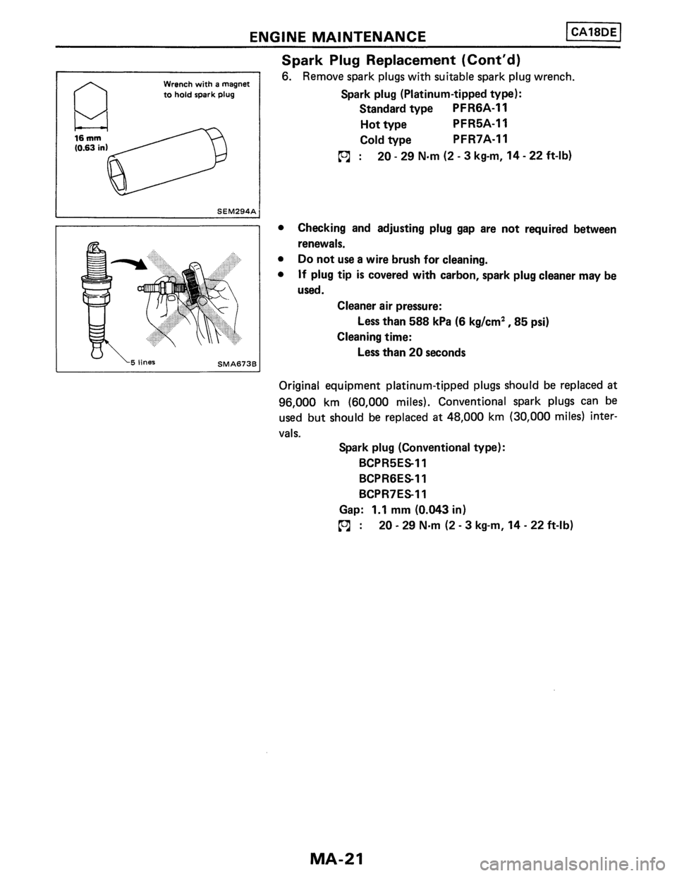 NISSAN PULSAR 1986  Service Manual 