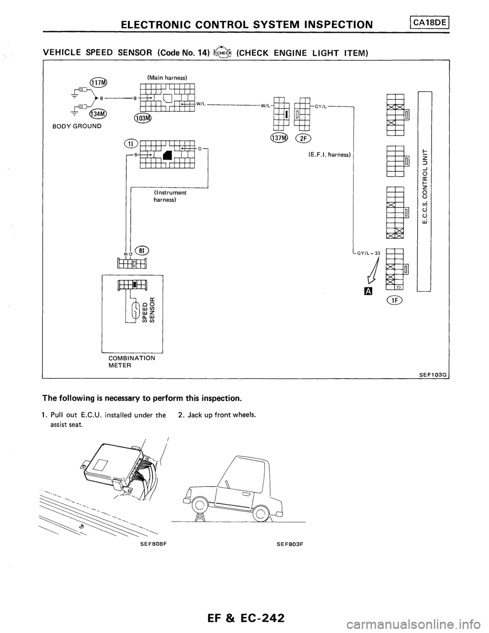 NISSAN PULSAR 1986  Service Manual 