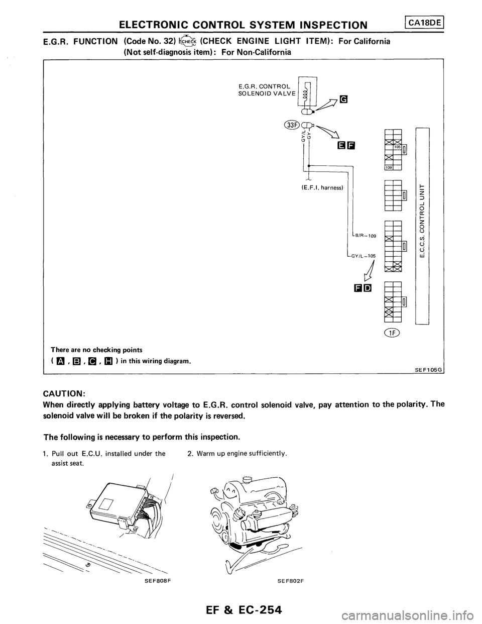 NISSAN PULSAR 1986  Service Manual 
