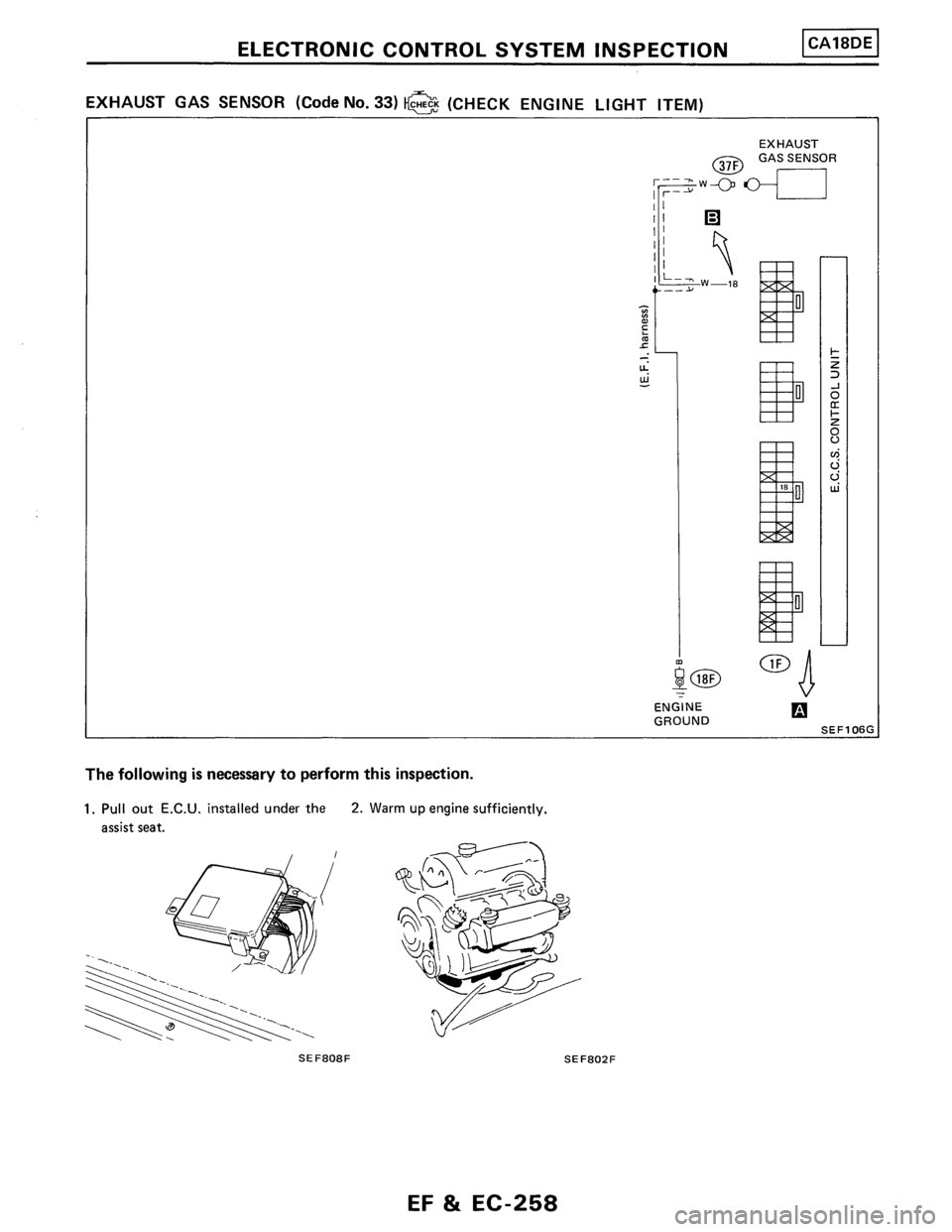 NISSAN PULSAR 1986  Service Manual 