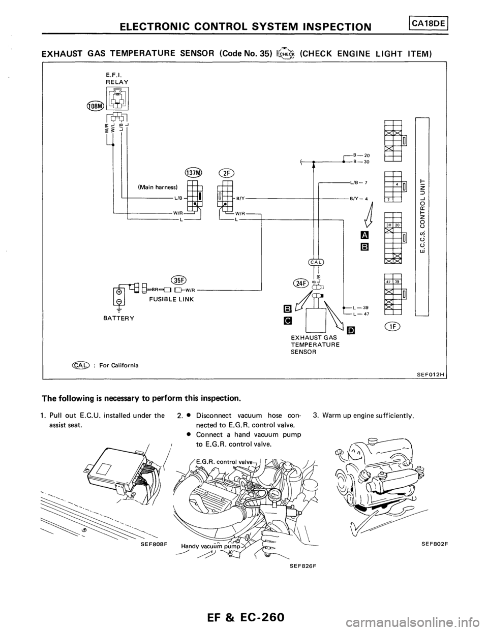NISSAN PULSAR 1986  Service Manual 