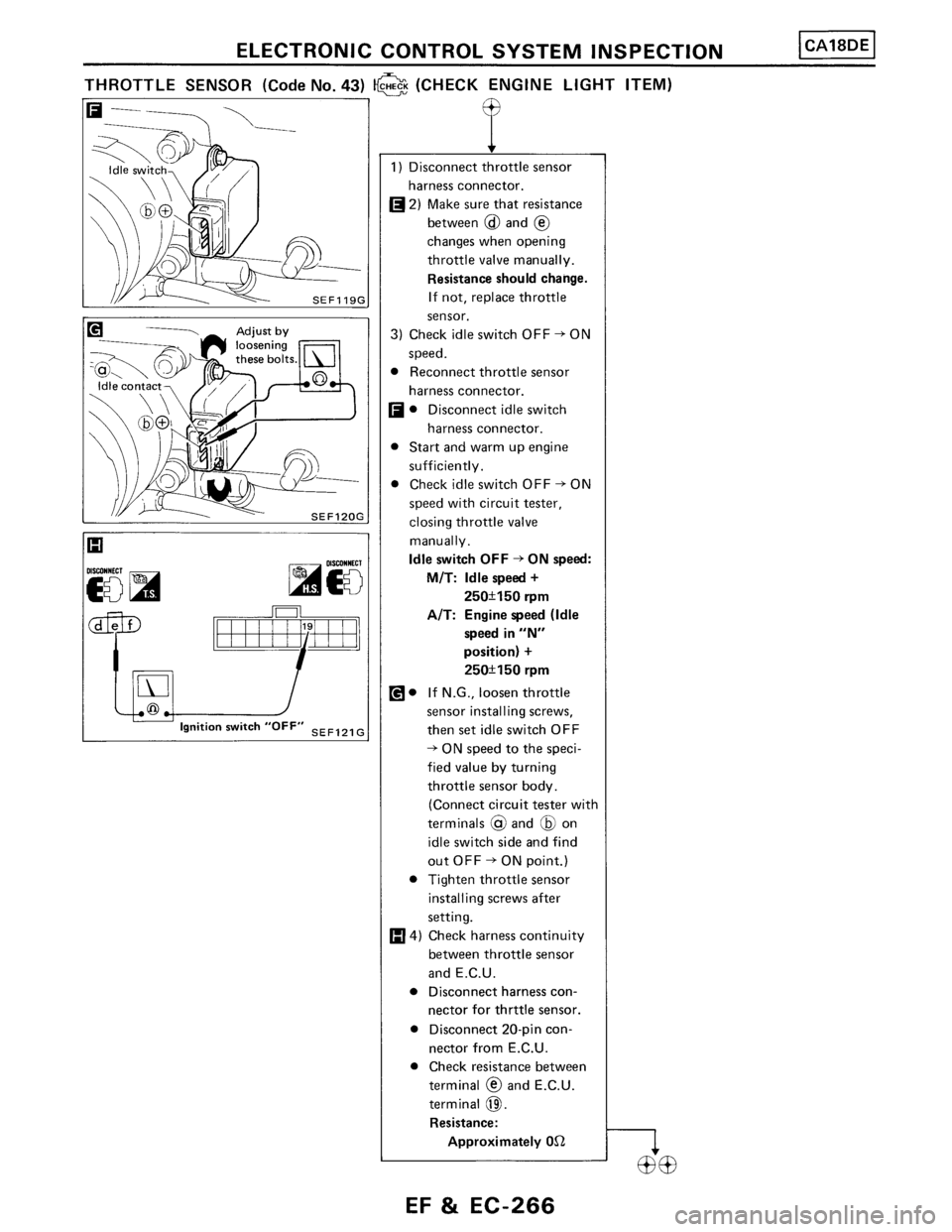 NISSAN PULSAR 1986  Service Manual 