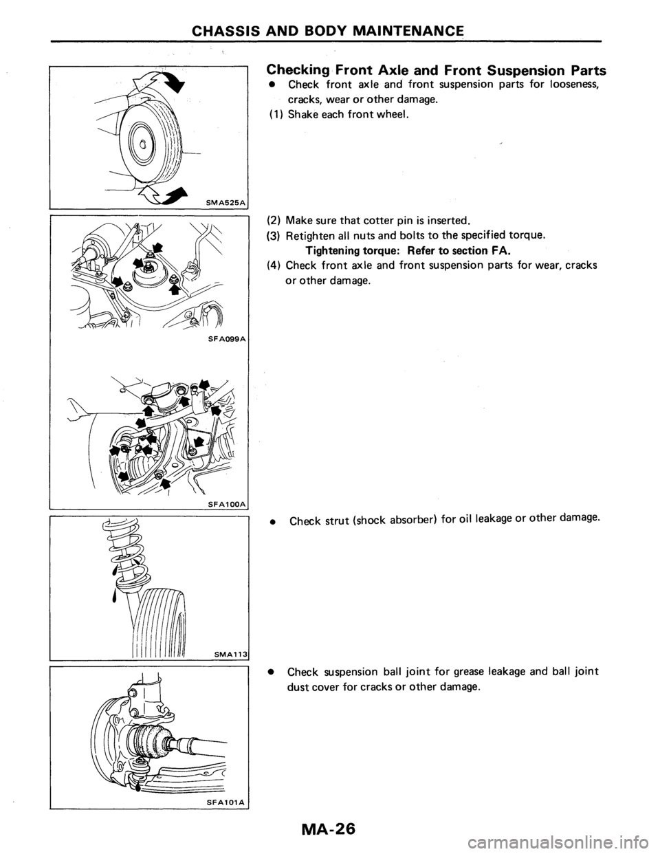 NISSAN PULSAR 1986  Service Manual 