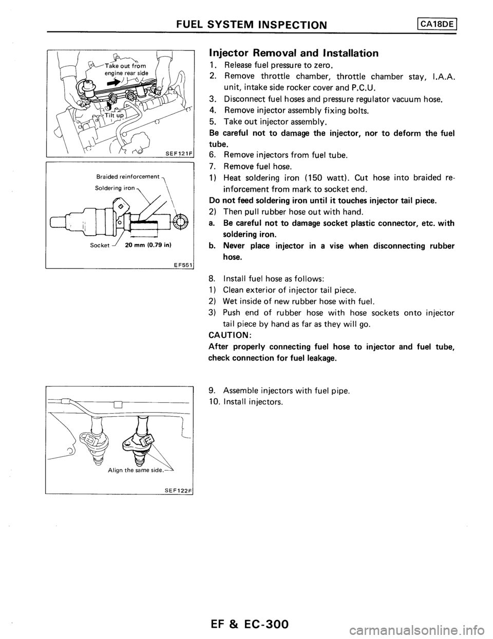 NISSAN PULSAR 1986  Service Manual 