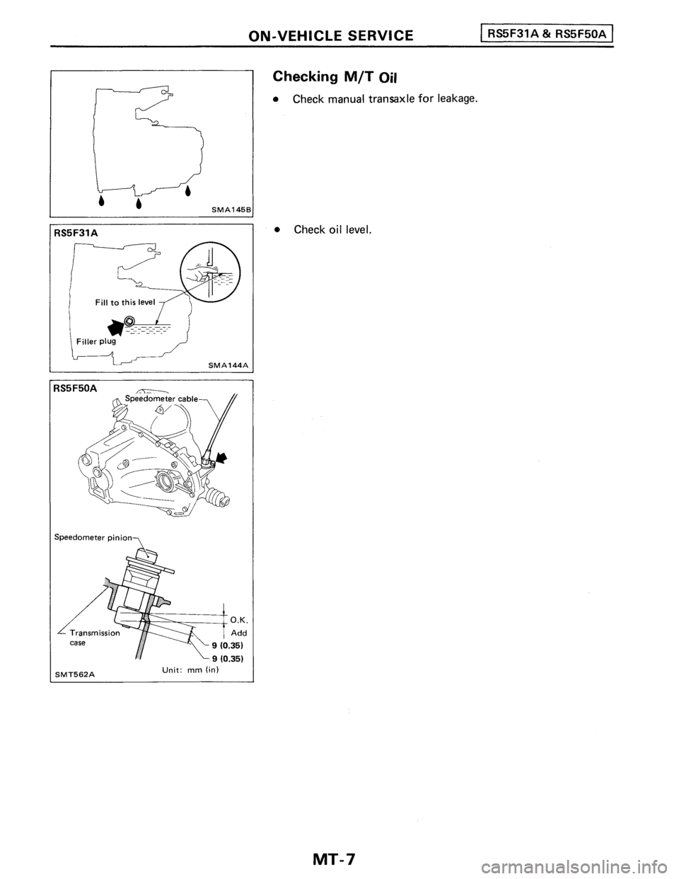 NISSAN PULSAR 1986  Service Manual 
