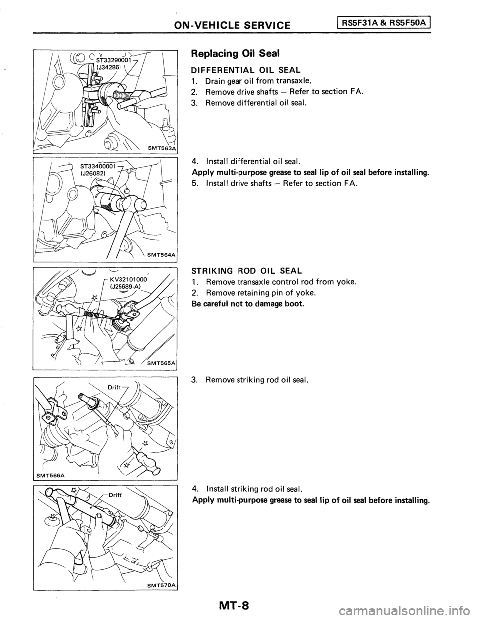 NISSAN PULSAR 1986  Service Manual 