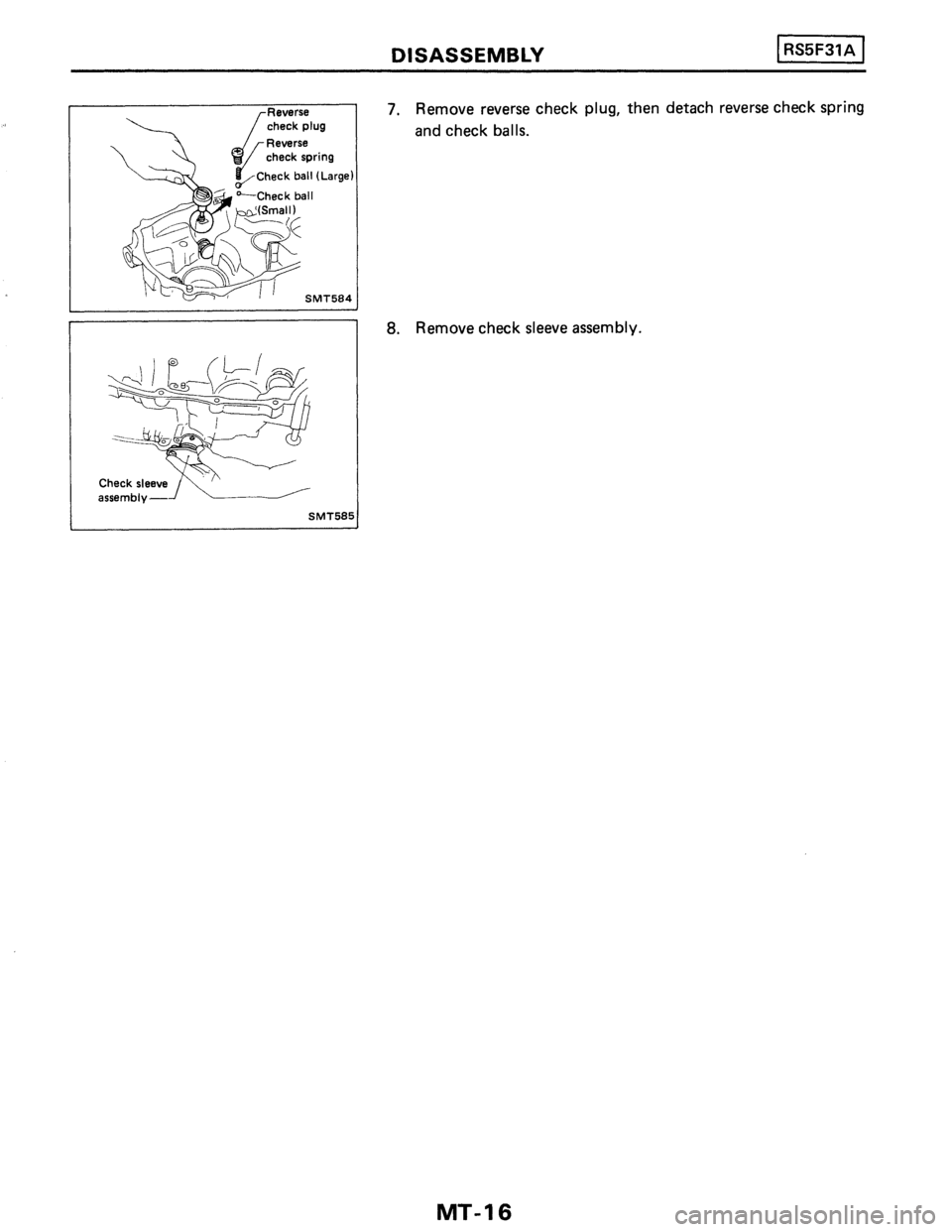NISSAN PULSAR 1986  Service Manual 