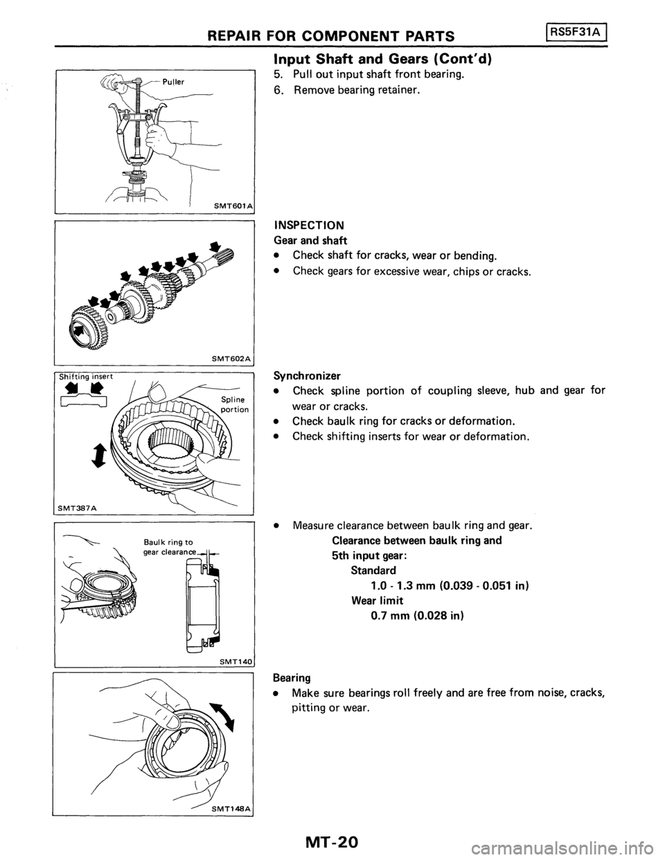 NISSAN PULSAR 1986  Service Manual 