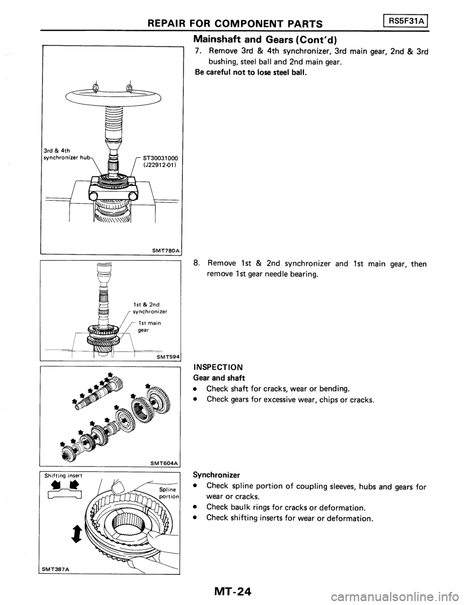 NISSAN PULSAR 1986  Service Manual 