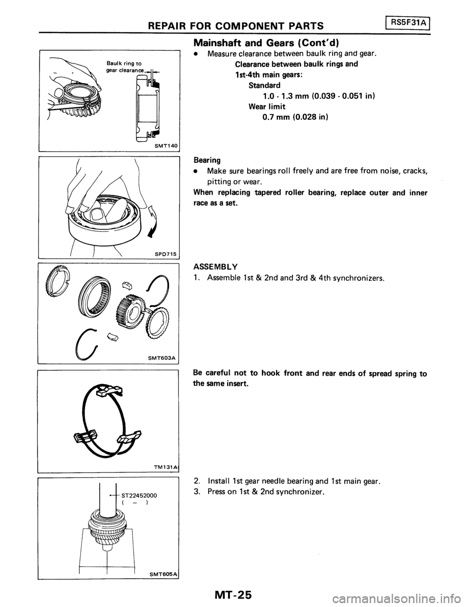 NISSAN PULSAR 1986  Service Manual 