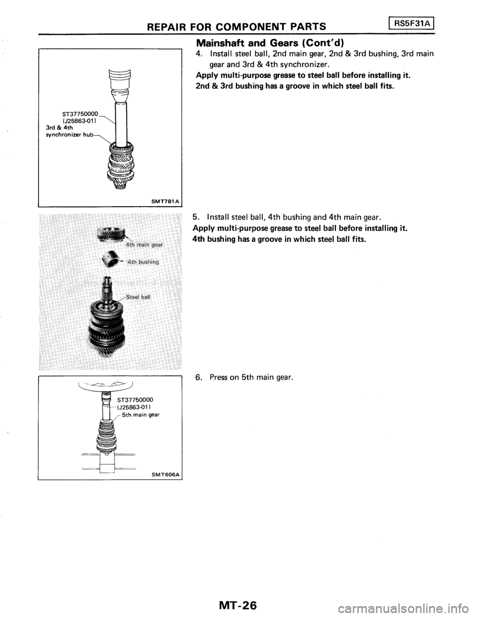 NISSAN PULSAR 1986  Service Manual 