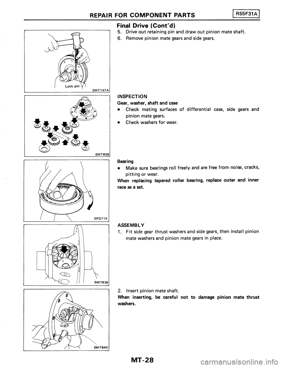 NISSAN PULSAR 1986  Service Manual 