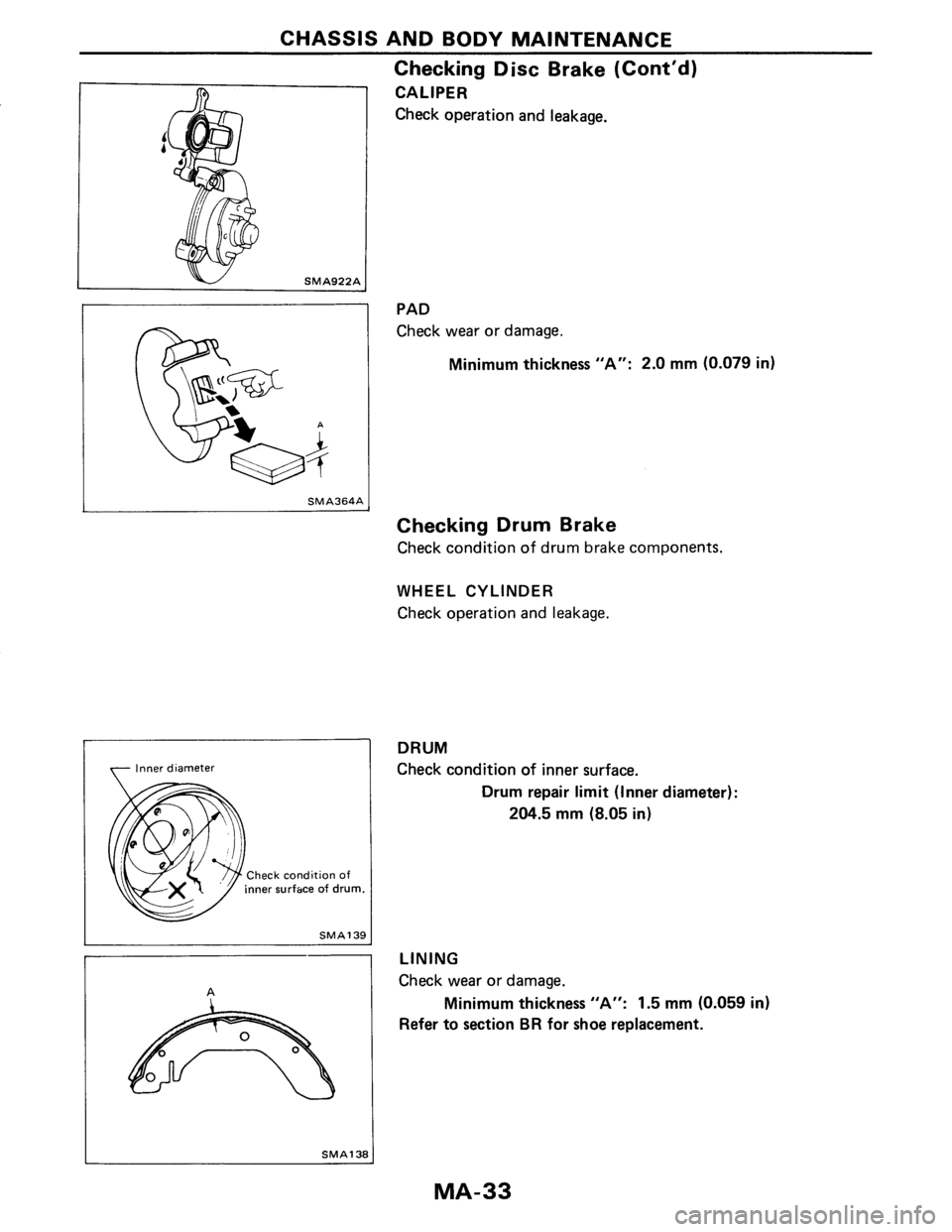 NISSAN PULSAR 1986  Service Manual 