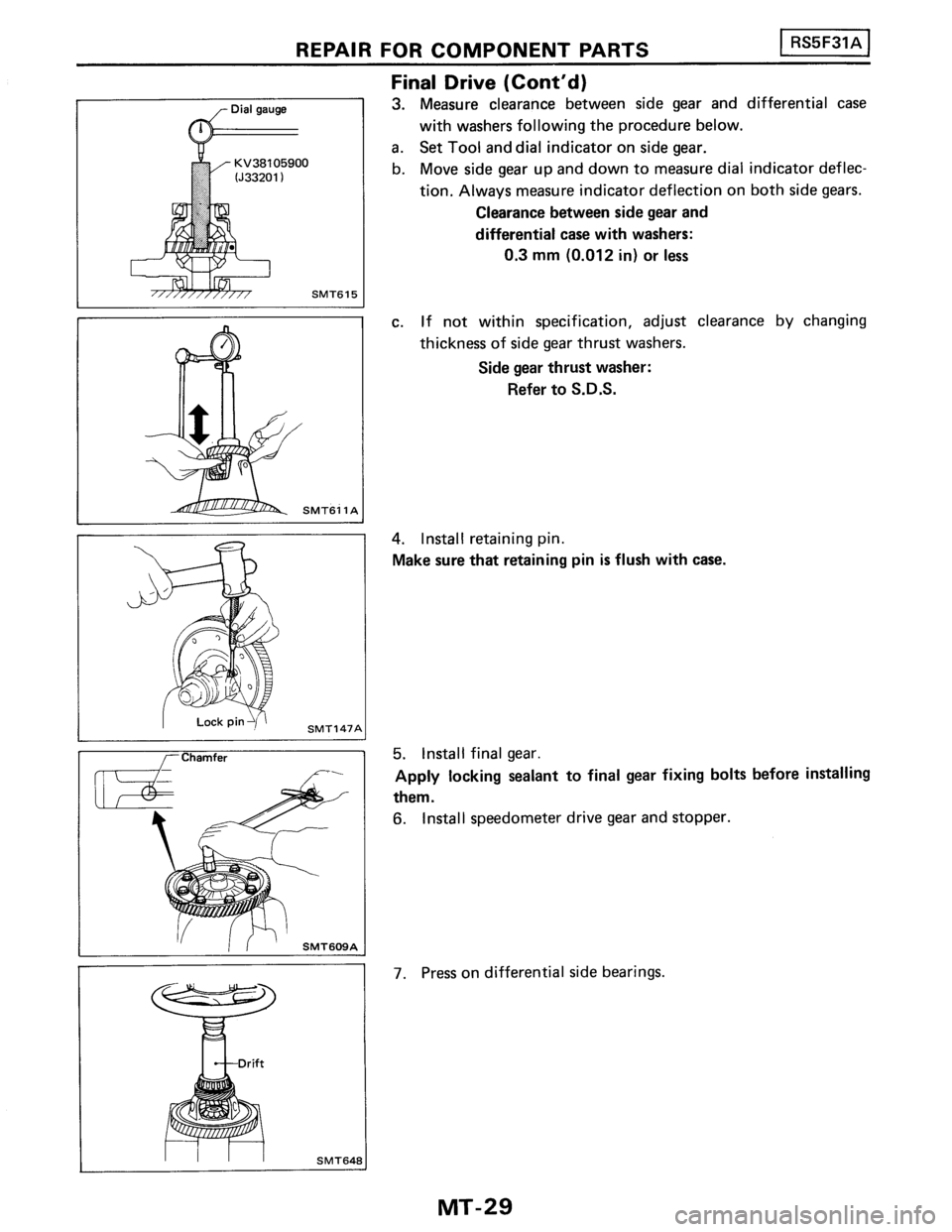 NISSAN PULSAR 1986  Service Manual 
