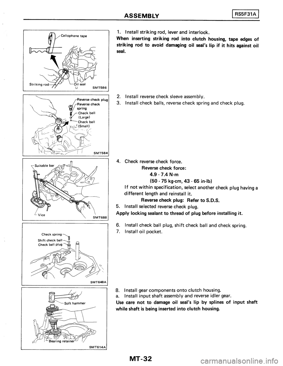 NISSAN PULSAR 1986  Service Manual 