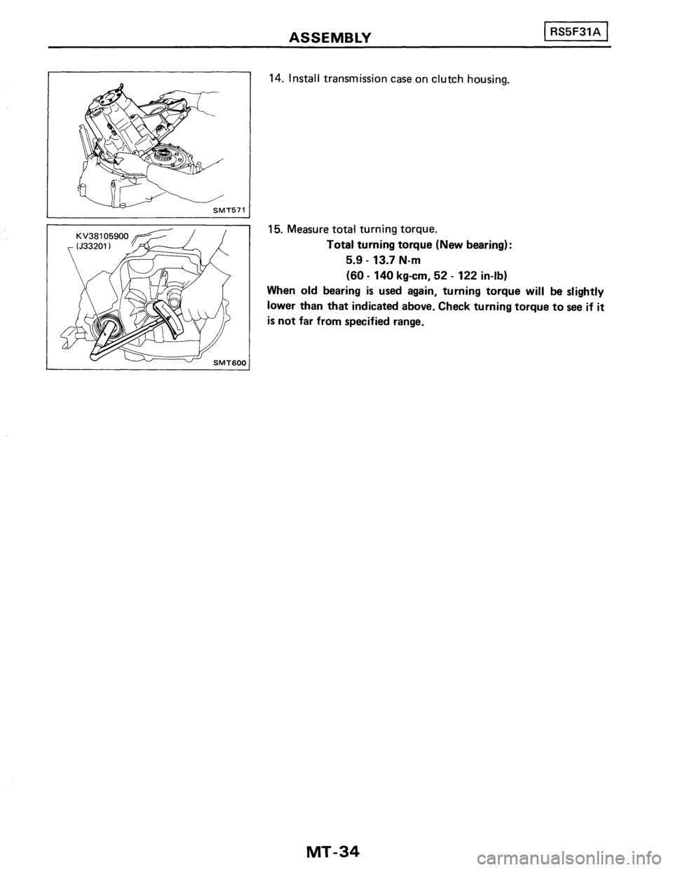NISSAN PULSAR 1986  Service Manual 