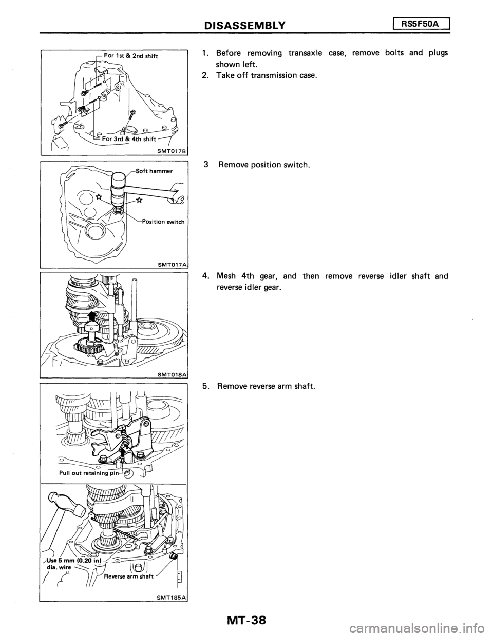 NISSAN PULSAR 1986  Service Manual 