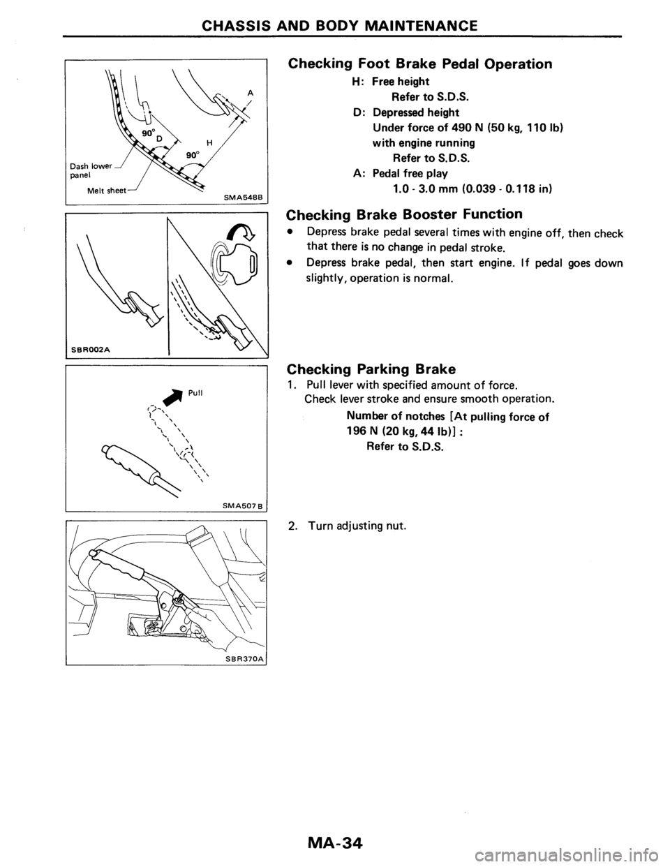 NISSAN PULSAR 1986  Service Manual 