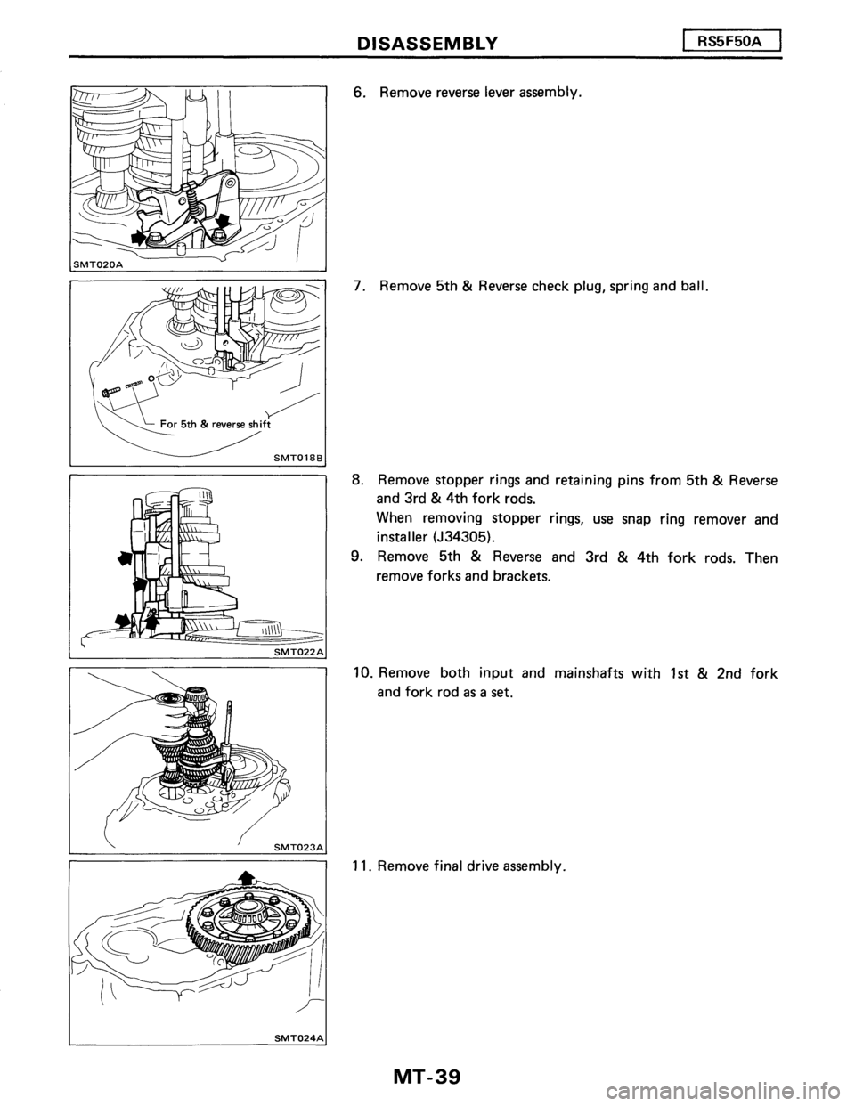 NISSAN PULSAR 1986  Service Manual 