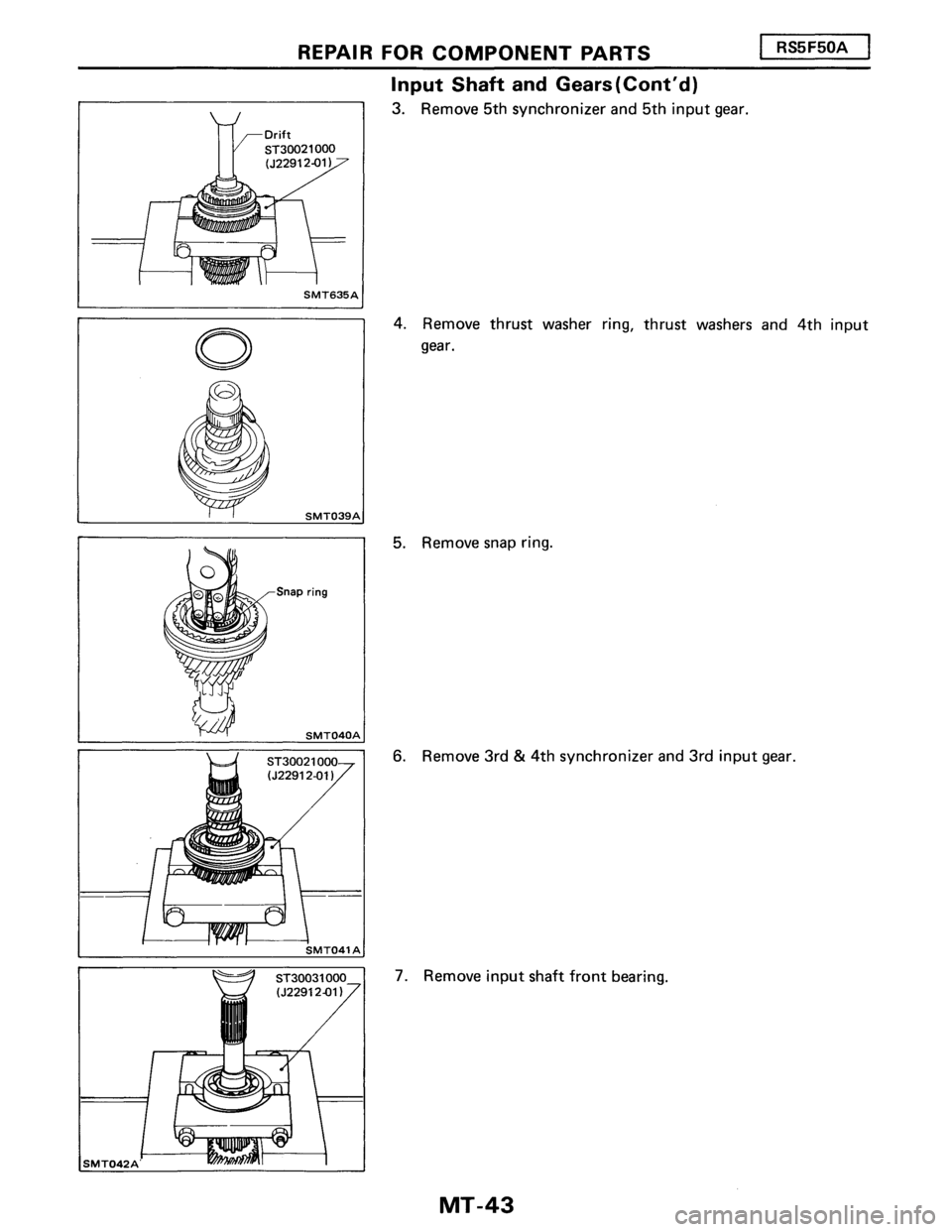 NISSAN PULSAR 1986  Service Manual 