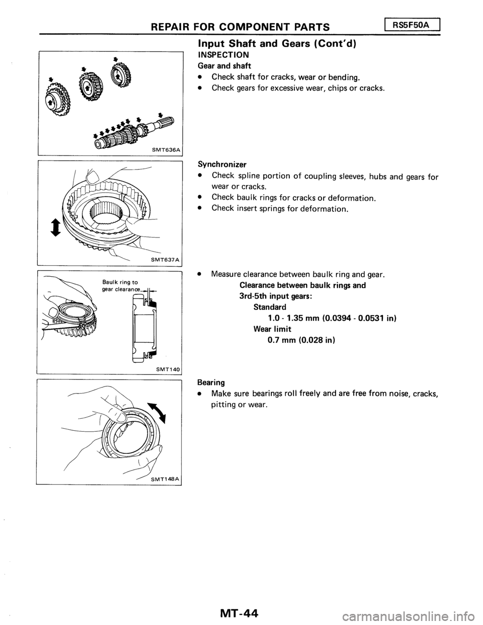 NISSAN PULSAR 1986  Service Manual 