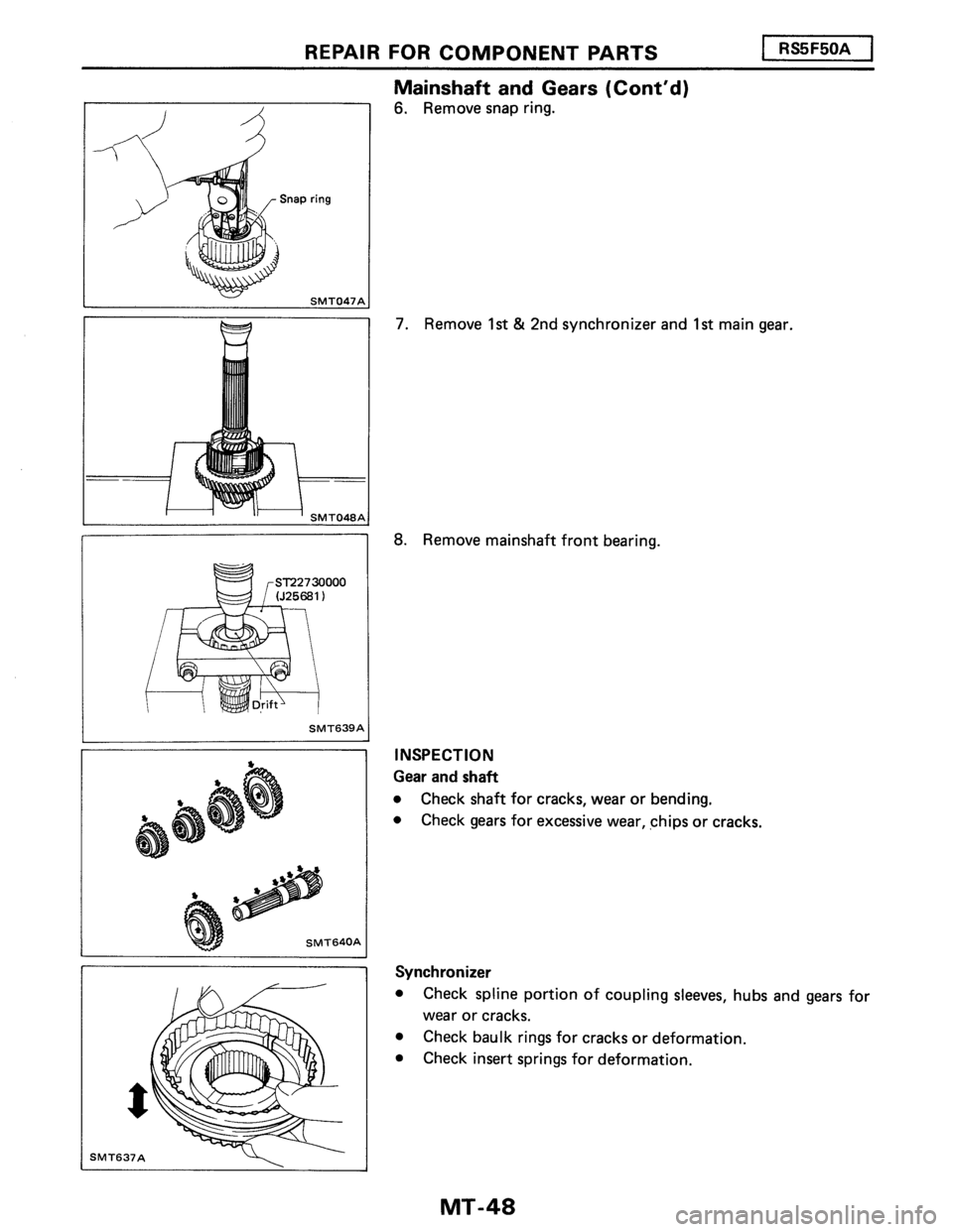 NISSAN PULSAR 1986  Service Manual 