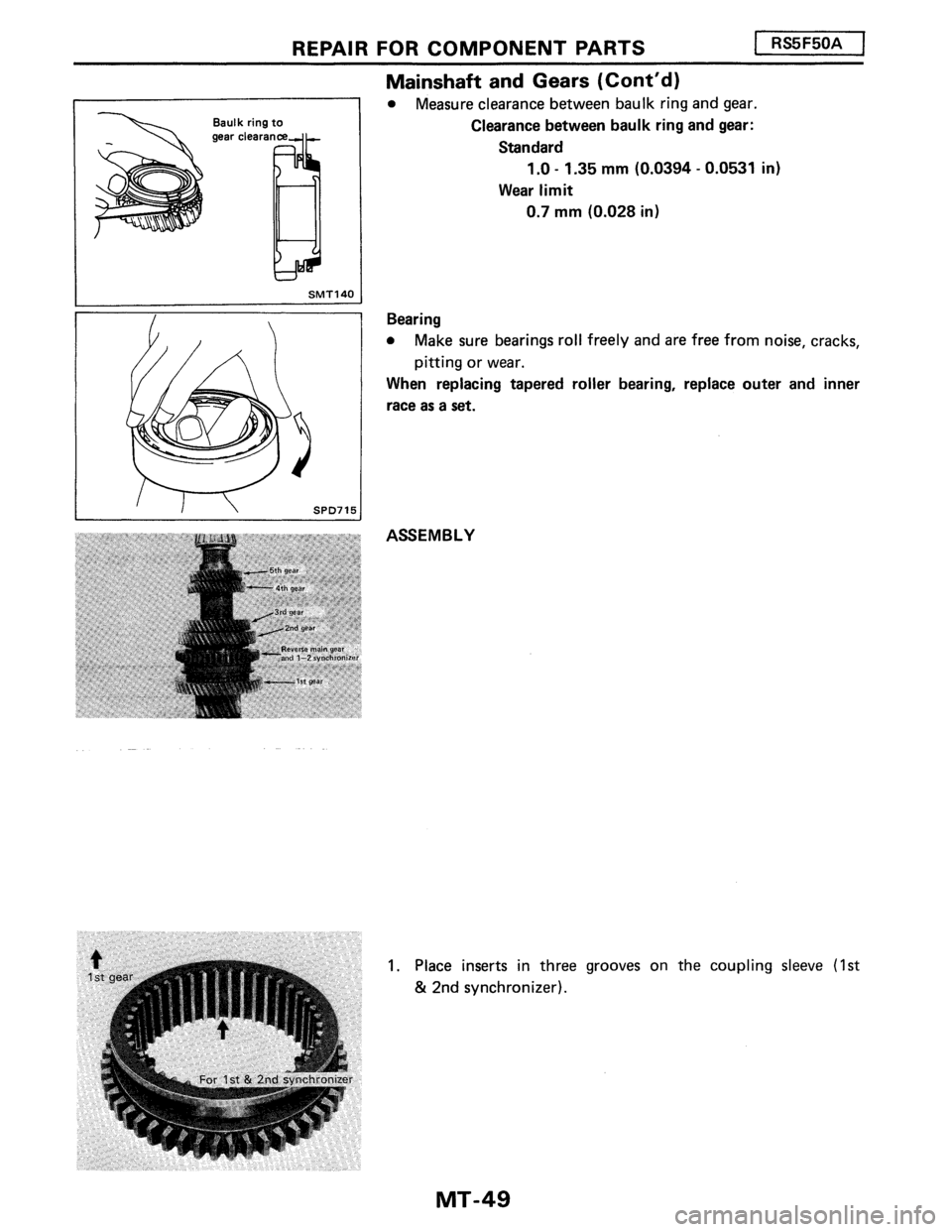NISSAN PULSAR 1986  Service Manual 