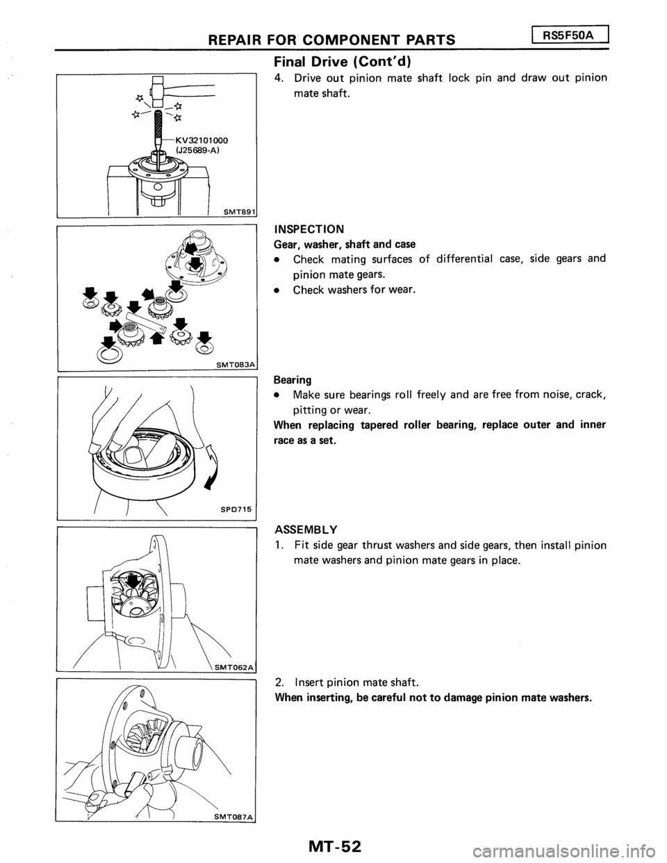 NISSAN PULSAR 1986  Service Manual 