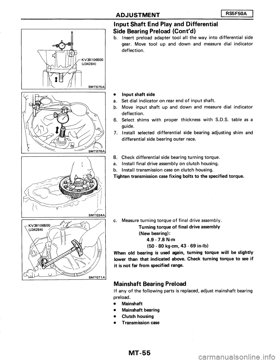 NISSAN PULSAR 1986  Service Manual 