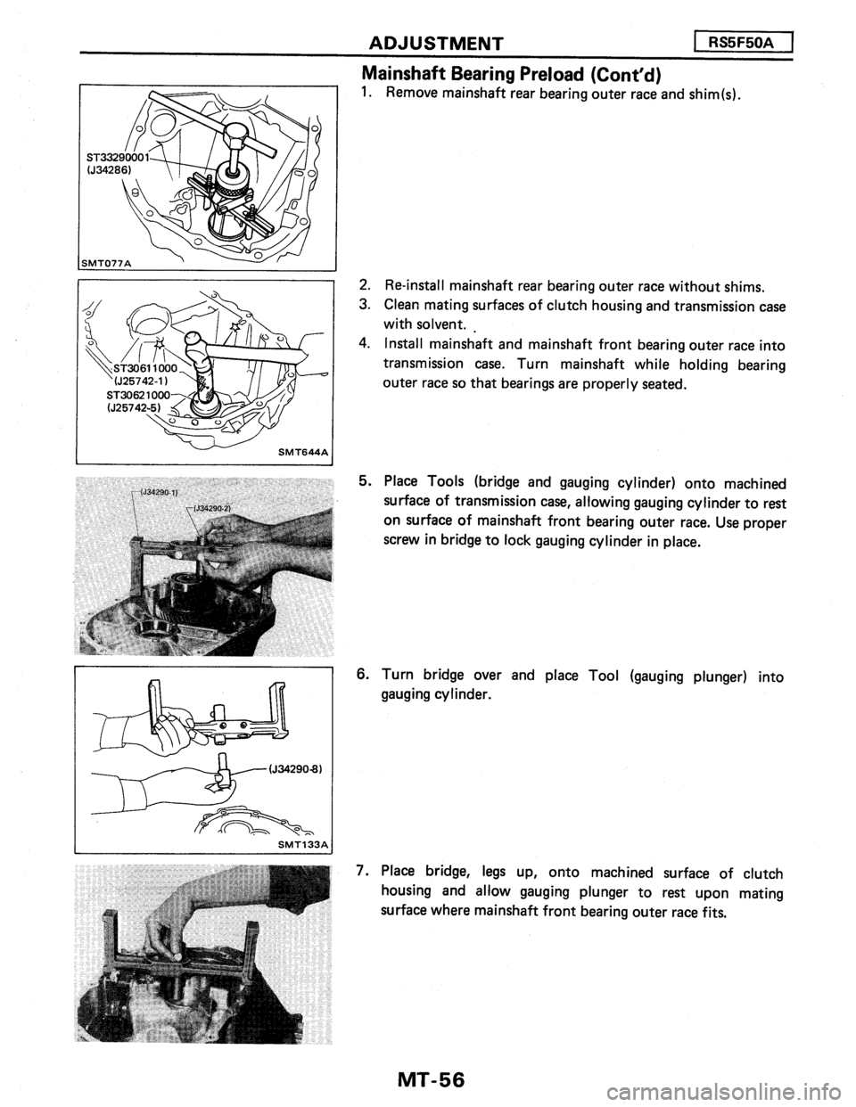NISSAN PULSAR 1986  Service Manual 