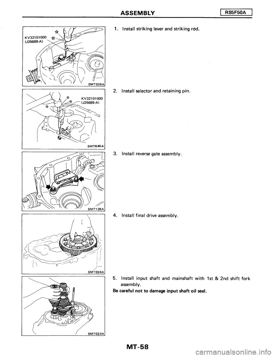 NISSAN PULSAR 1986  Service Manual 
