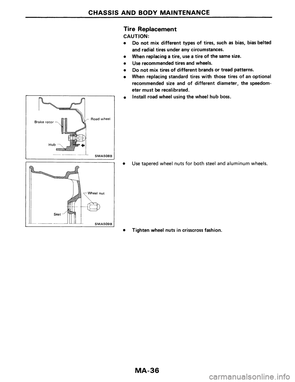 NISSAN PULSAR 1986  Service Manual 
