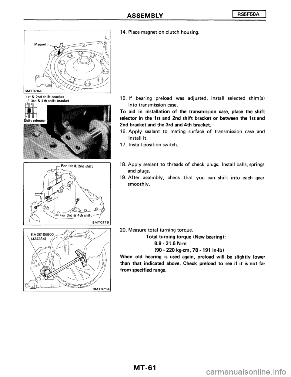 NISSAN PULSAR 1986  Service Manual 
