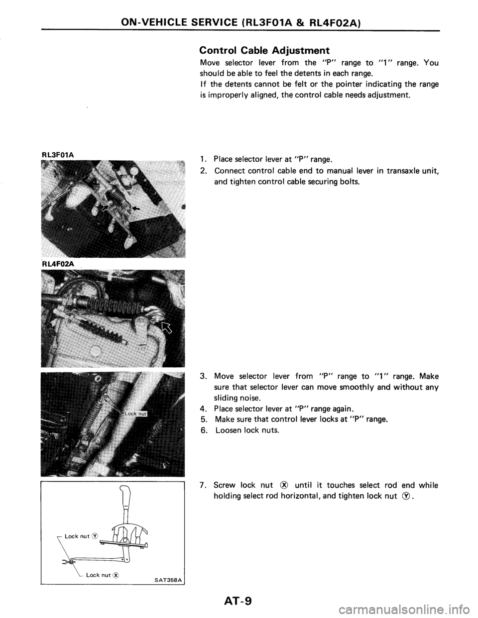 NISSAN PULSAR 1986  Service Manual 
