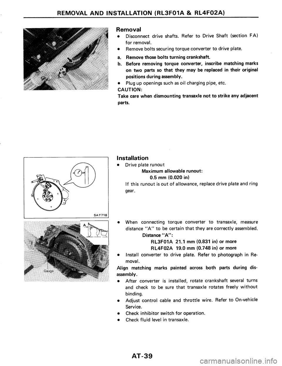 NISSAN PULSAR 1986  Service Manual 