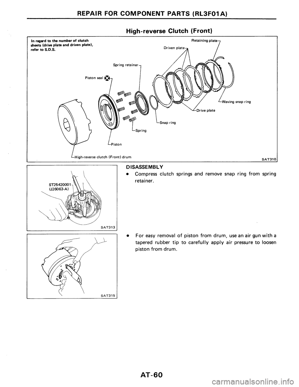 NISSAN PULSAR 1986  Service Manual 