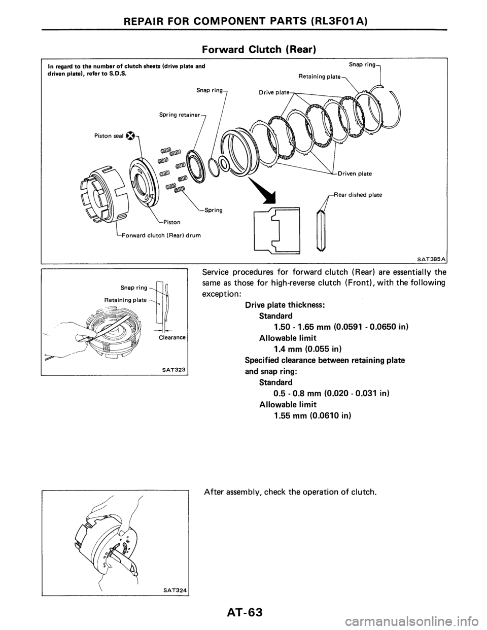 NISSAN PULSAR 1986  Service Manual 