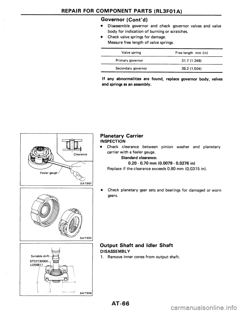 NISSAN PULSAR 1986  Service Manual 