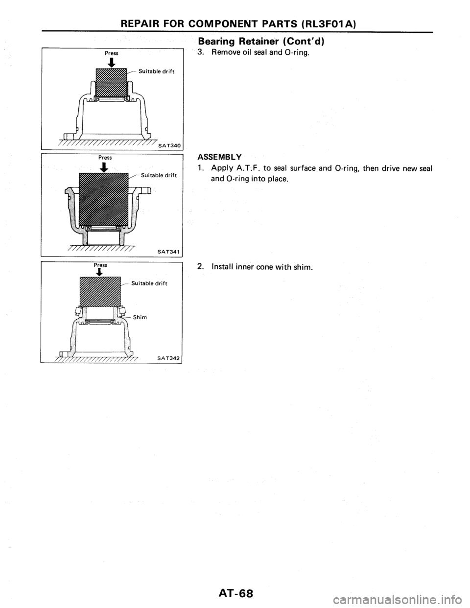 NISSAN PULSAR 1986  Service Manual 