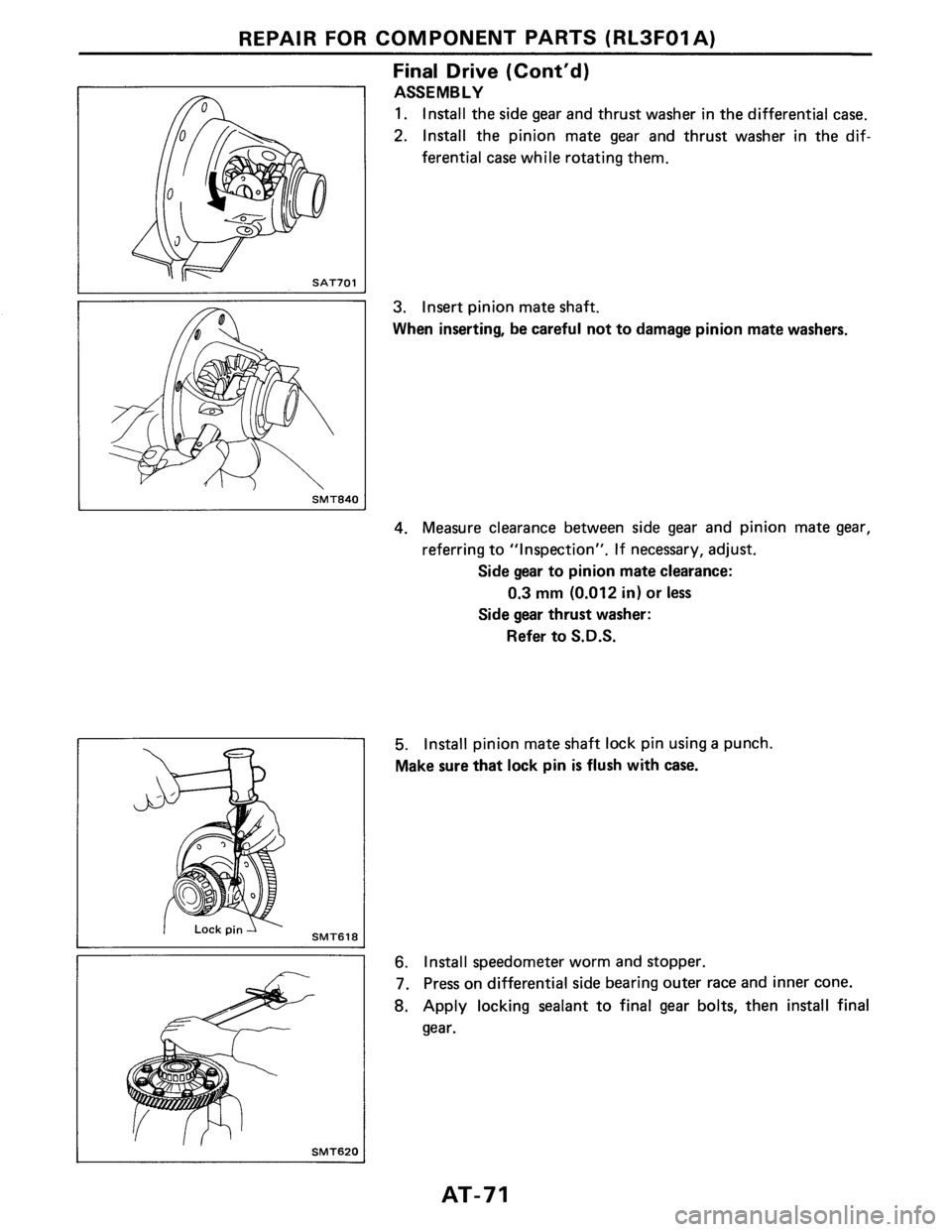 NISSAN PULSAR 1986  Service Manual 