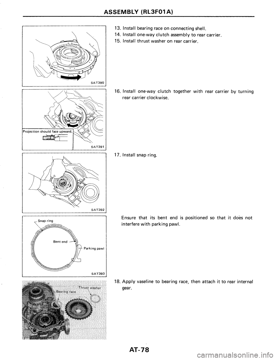 NISSAN PULSAR 1986  Service Manual 