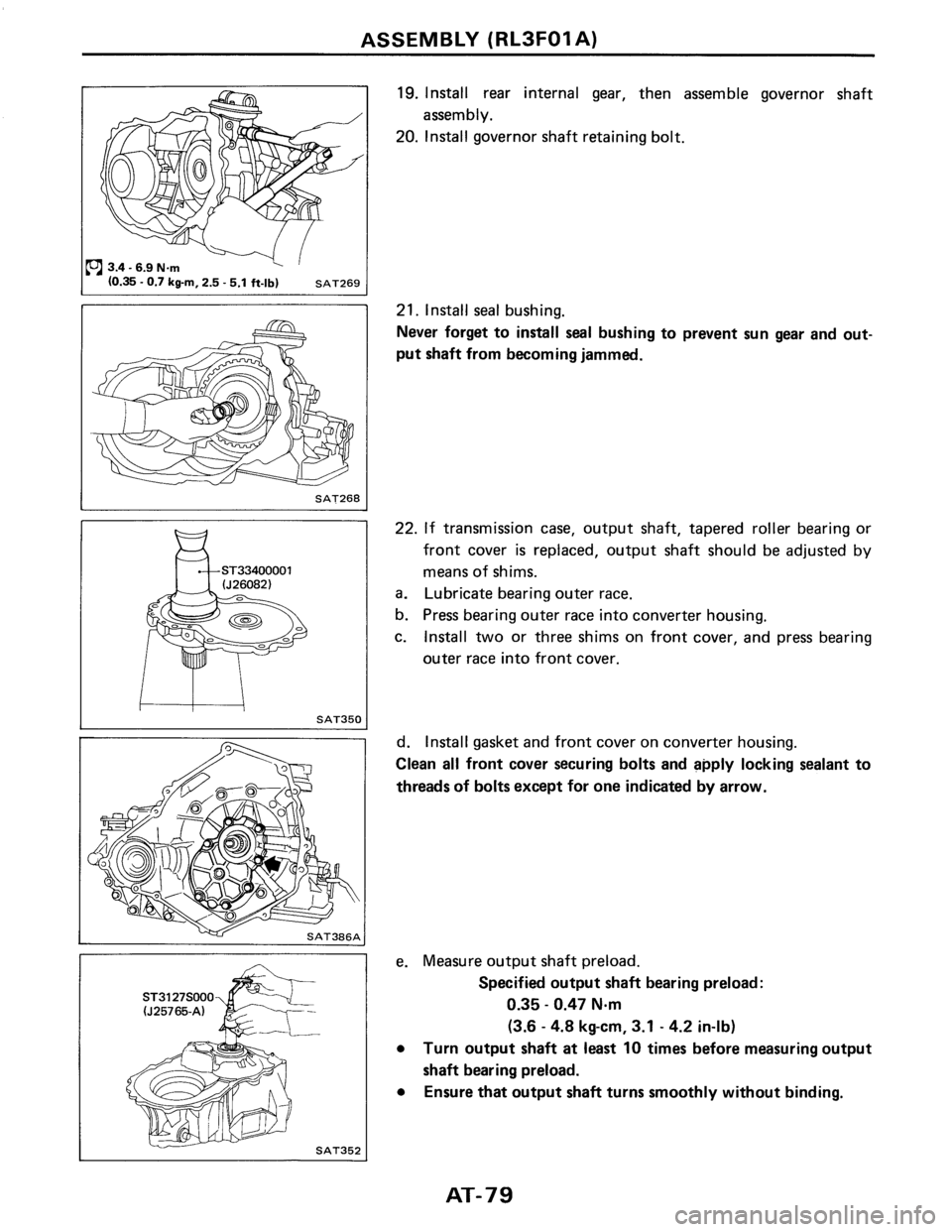 NISSAN PULSAR 1986  Service Manual 