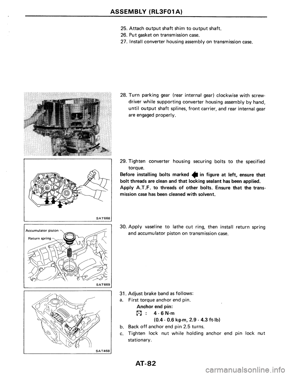 NISSAN PULSAR 1986  Service Manual 