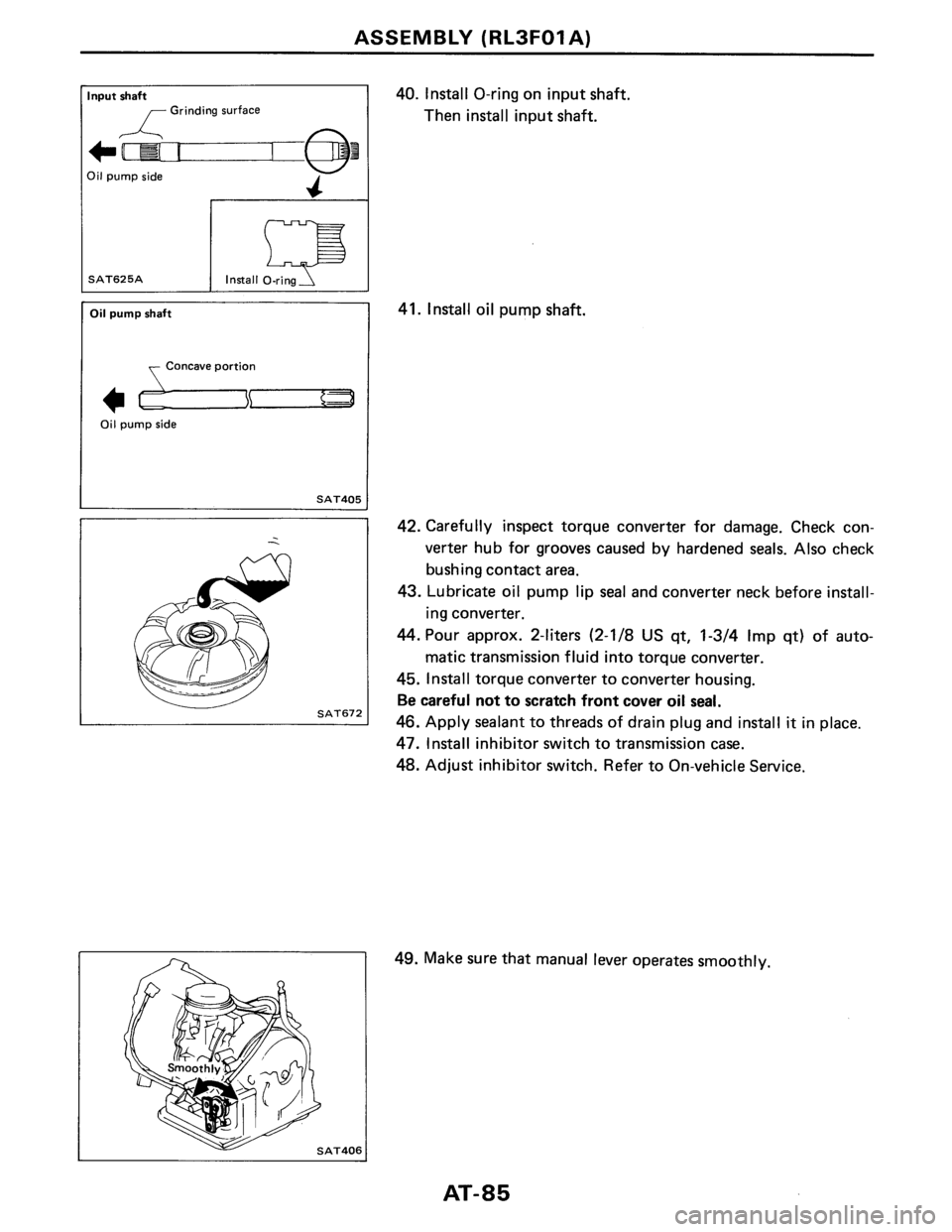 NISSAN PULSAR 1986  Service Manual 