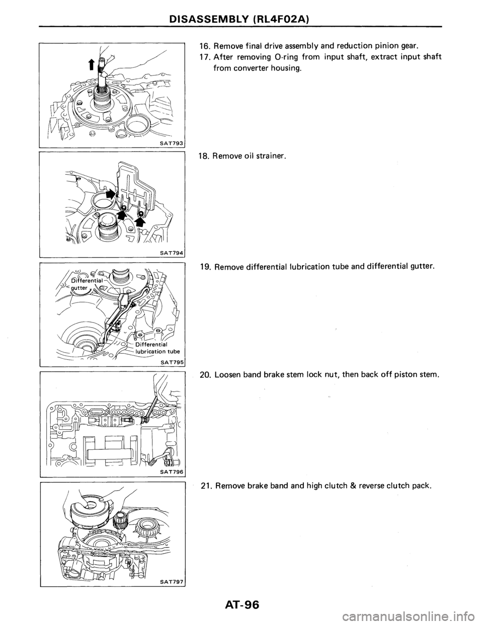 NISSAN PULSAR 1986  Service Manual 