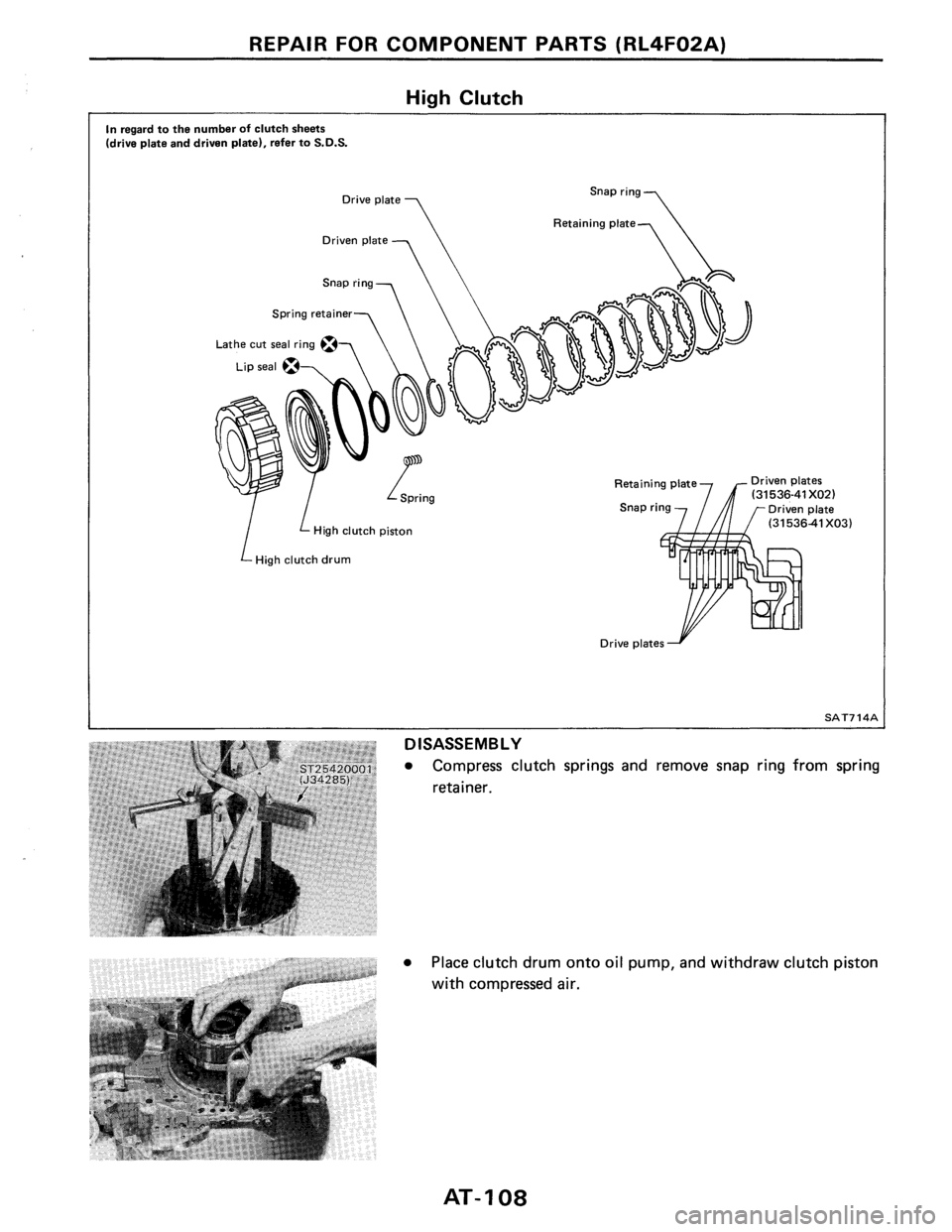 NISSAN PULSAR 1986  Service Manual 